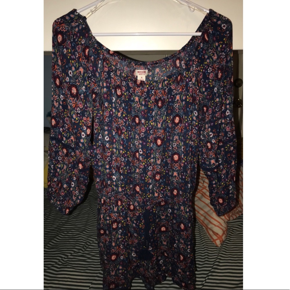 Bohemian Off the Shoulder Romper